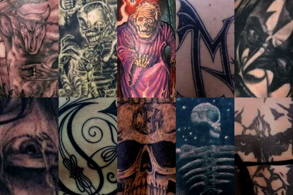 Hours tattoo black metal 
